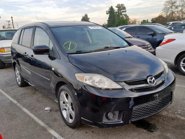 JM1CR29L470160792 - 2007 MAZDA 5 BLACK photo 1