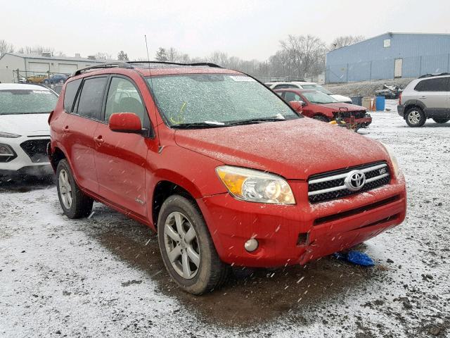 JTMBK31V386037518 - 2008 TOYOTA RAV4 LIMIT RED photo 1