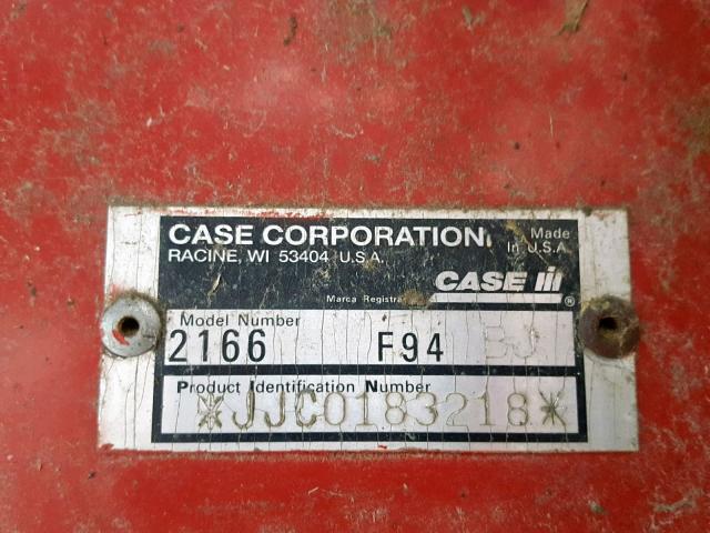 JJC0183218 - 1998 CASE TRACTOR RED photo 10