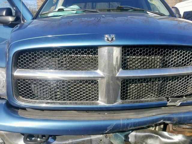 3D7KU28643G788921 - 2003 DODGE RAM 2500 S BLUE photo 7