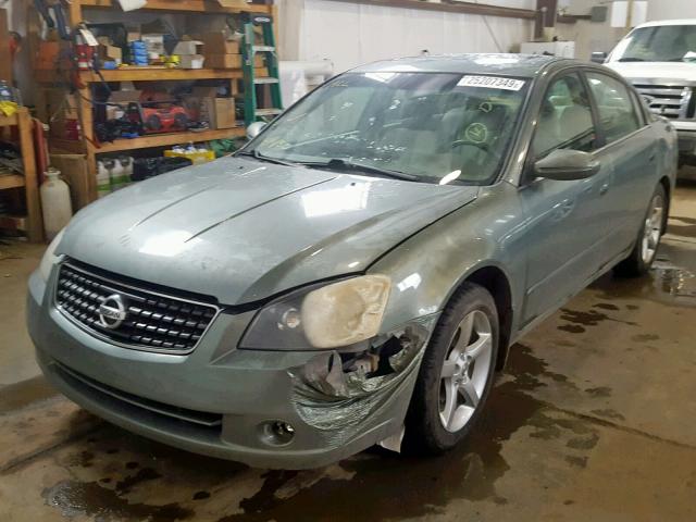 1N4BL11E45C311734 - 2005 NISSAN ALTIMA SE GREEN photo 2