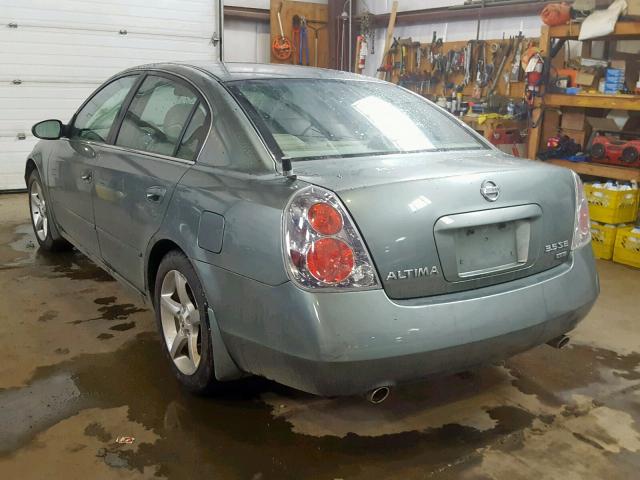 1N4BL11E45C311734 - 2005 NISSAN ALTIMA SE GREEN photo 3