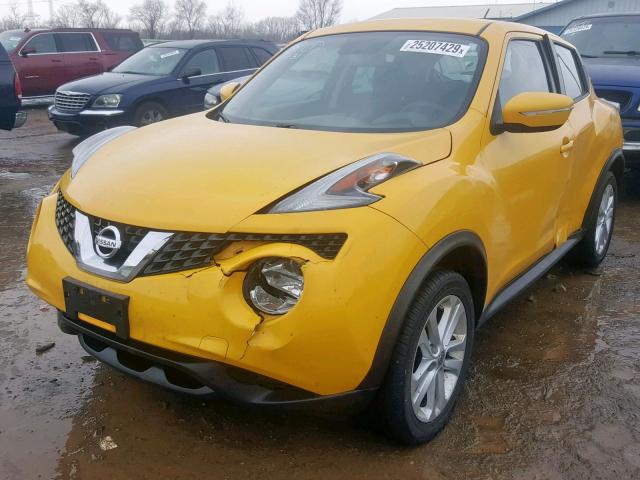 JN8AF5MR3GT608214 - 2016 NISSAN JUKE S YELLOW photo 2