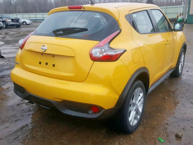 JN8AF5MR3GT608214 - 2016 NISSAN JUKE S YELLOW photo 4