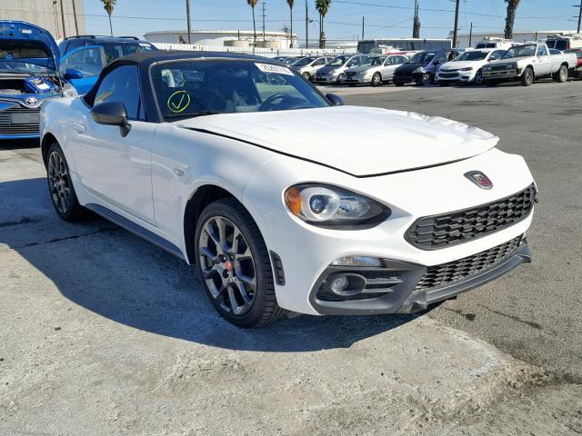 JC1NFAEK1H0126266 - 2017 FIAT 124 SPIDER WHITE photo 1