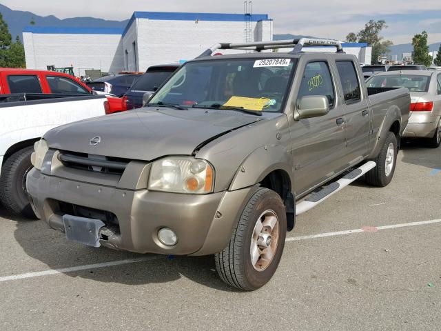 1N6ED29X02C304725 - 2002 NISSAN FRONTIER C BROWN photo 2