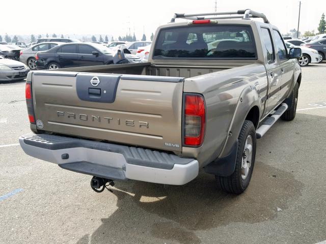 1N6ED29X02C304725 - 2002 NISSAN FRONTIER C BROWN photo 4