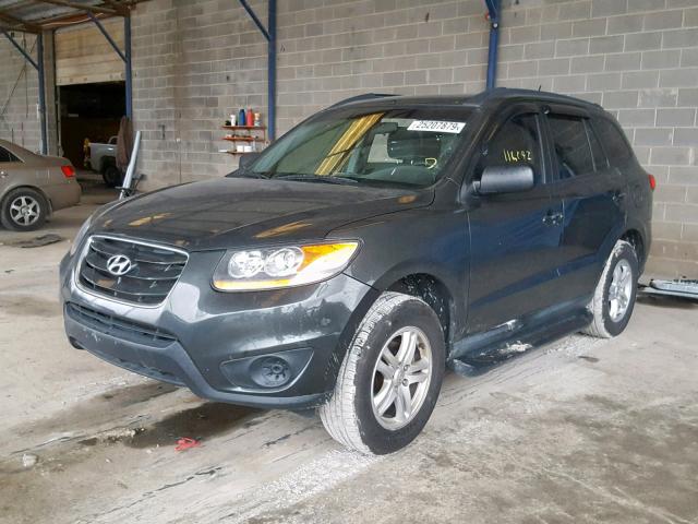 5NMSGDAB2AH360979 - 2010 HYUNDAI SANTA FE G GRAY photo 2