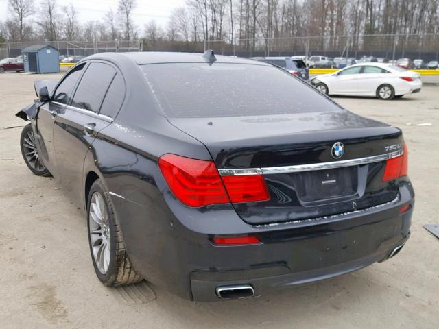 WBAKC8C51BC433718 - 2011 BMW 750LXI BLACK photo 3