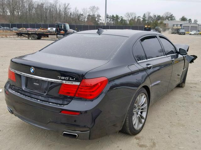 WBAKC8C51BC433718 - 2011 BMW 750LXI BLACK photo 4