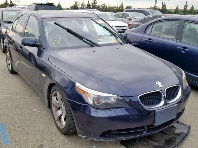 WBANA535X4B851284 - 2004 BMW 525 I BLUE photo 1