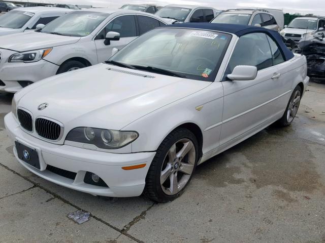 WBABW33445PL36740 - 2005 BMW 325 CI WHITE photo 2