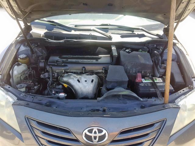 4T1BE46K97U616708 - 2007 TOYOTA CAMRY NEW GRAY photo 7