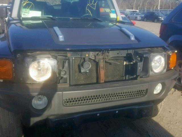 5GTDN136168115315 - 2006 HUMMER H3 BLACK photo 9