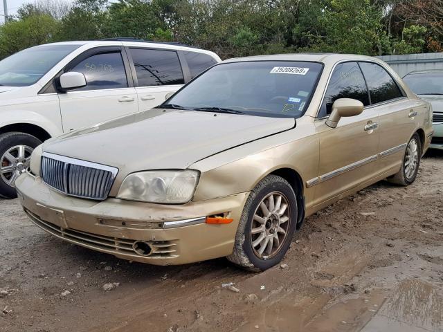 KMHFU45E34A278817 - 2004 HYUNDAI XG 350 GOLD photo 2