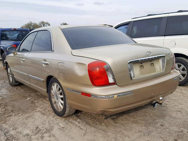 KMHFU45E34A278817 - 2004 HYUNDAI XG 350 GOLD photo 3