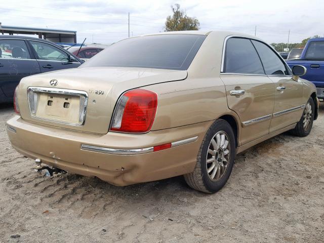 KMHFU45E34A278817 - 2004 HYUNDAI XG 350 GOLD photo 4