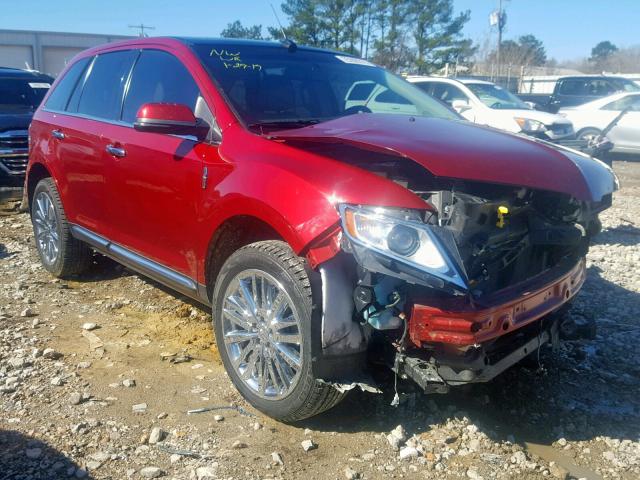 2LMDJ6JKXDBL10212 - 2013 LINCOLN MKX RED photo 1