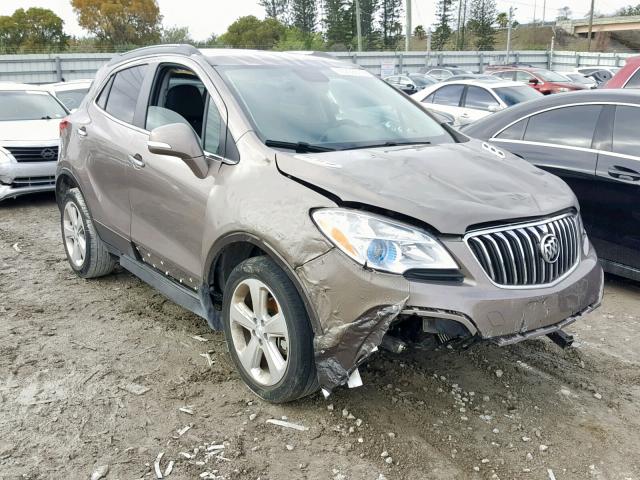 KL4CJASB6FB082158 - 2015 BUICK ENCORE BROWN photo 1