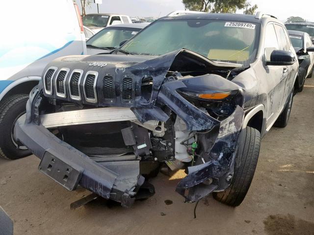 1C4PJMDBXGW225533 - 2016 JEEP CHEROKEE L BLUE photo 2