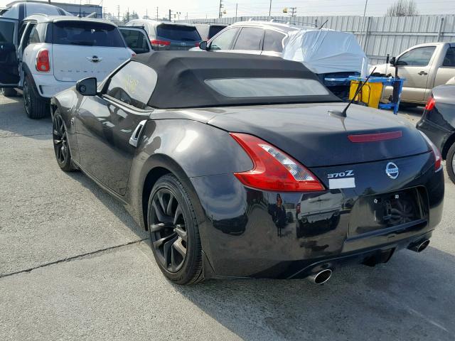 JN1AZ4FHXCM371276 - 2012 NISSAN 370Z BASE BLACK photo 3