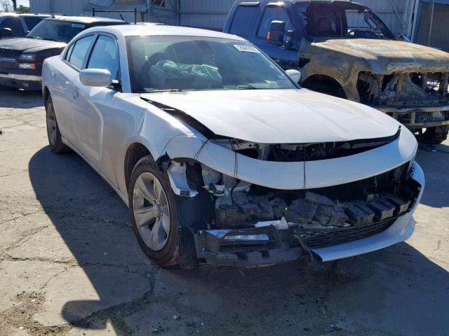 2C3CDXHG4JH142445 - 2018 DODGE CHARGER SX WHITE photo 1