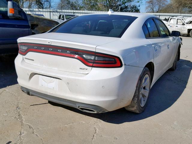 2C3CDXHG4JH142445 - 2018 DODGE CHARGER SX WHITE photo 4