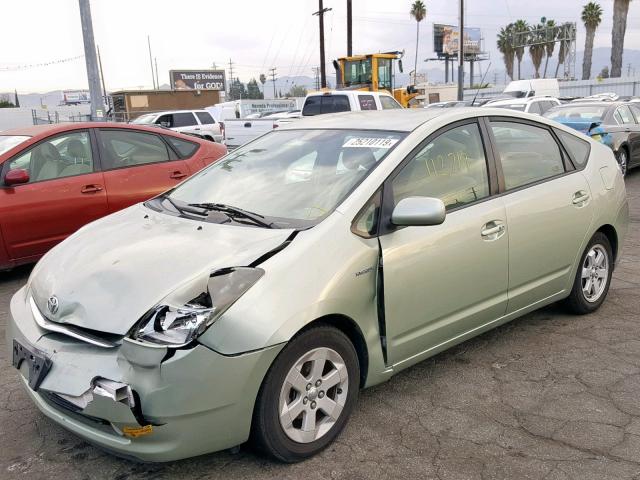 JTDKB20U977591299 - 2007 TOYOTA PRIUS GREEN photo 2