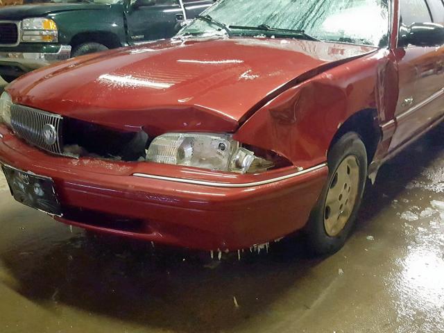 1G4NJ52M2WC415601 - 1998 BUICK SKYLARK CU RED photo 9