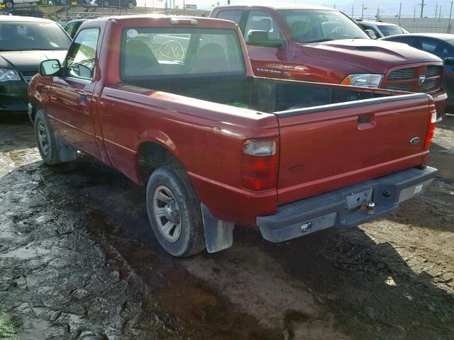 1FTYR10U72TA08146 - 2002 FORD RANGER RED photo 3