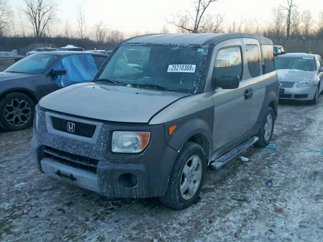 5J6YH285X3L011057 - 2003 HONDA ELEMENT EX SILVER photo 2