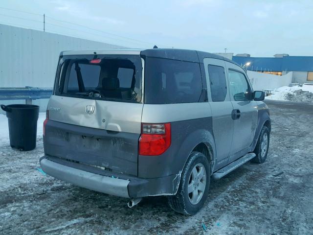 5J6YH285X3L011057 - 2003 HONDA ELEMENT EX SILVER photo 4