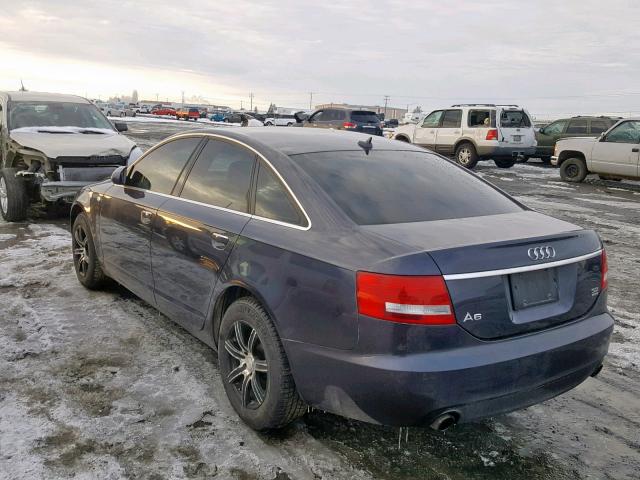 WAUDH74F98N122286 - 2008 AUDI A6 3.2 QUA GRAY photo 3