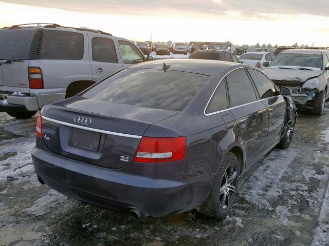 WAUDH74F98N122286 - 2008 AUDI A6 3.2 QUA GRAY photo 4