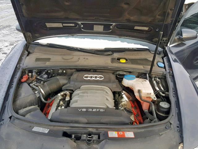 WAUDH74F98N122286 - 2008 AUDI A6 3.2 QUA GRAY photo 7