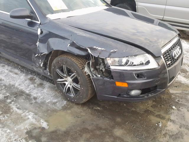 WAUDH74F98N122286 - 2008 AUDI A6 3.2 QUA GRAY photo 9