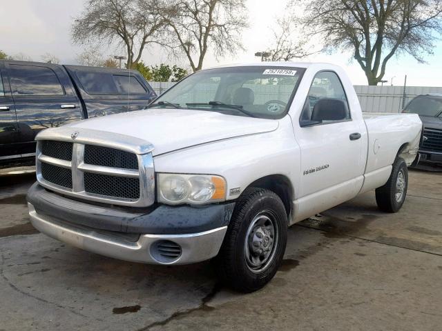 3D6WR26D85G805912 - 2005 DODGE RAM 2500 S WHITE photo 2