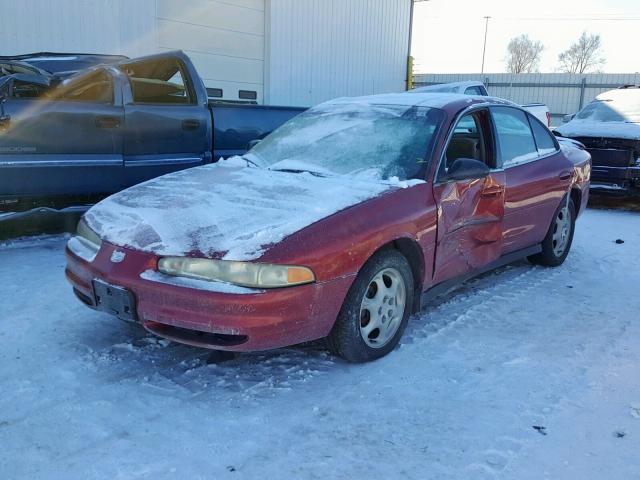 1G3WH52K3XF335808 - 1999 OLDSMOBILE INTRIGUE G RED photo 2