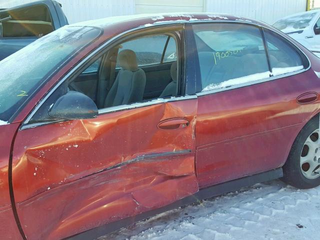 1G3WH52K3XF335808 - 1999 OLDSMOBILE INTRIGUE G RED photo 9