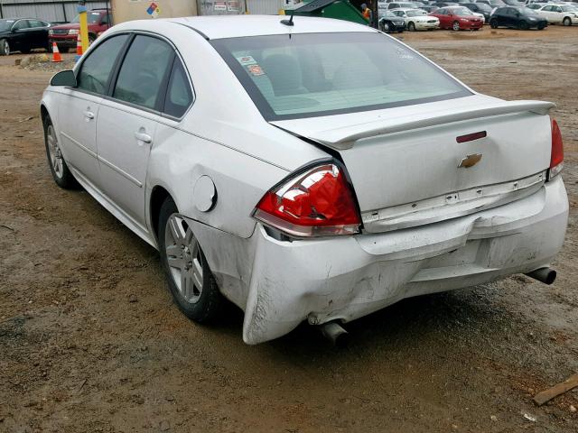 2G1WB5E37E1147232 - 2014 CHEVROLET IMPALA LIM WHITE photo 3