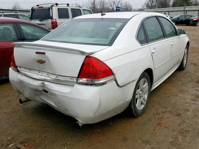 2G1WB5E37E1147232 - 2014 CHEVROLET IMPALA LIM WHITE photo 4