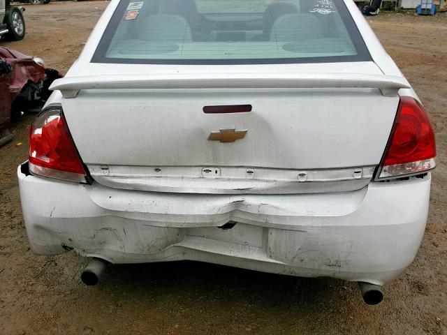 2G1WB5E37E1147232 - 2014 CHEVROLET IMPALA LIM WHITE photo 9