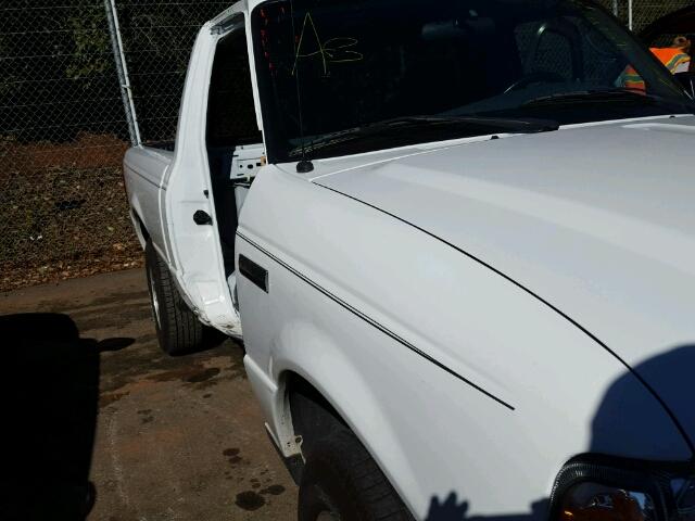 1FTYR10U07PA56877 - 2007 FORD RANGER WHITE photo 9