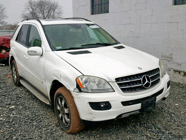 4JGBB86E47A251866 - 2007 MERCEDES-BENZ ML 350 WHITE photo 1