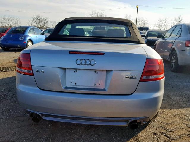 WAUDF48H69K005963 - 2009 AUDI A4 2.0T CA GRAY photo 10