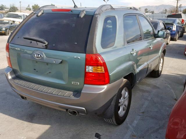 KNDJF723X67170868 - 2006 KIA NEW SPORTA GREEN photo 4