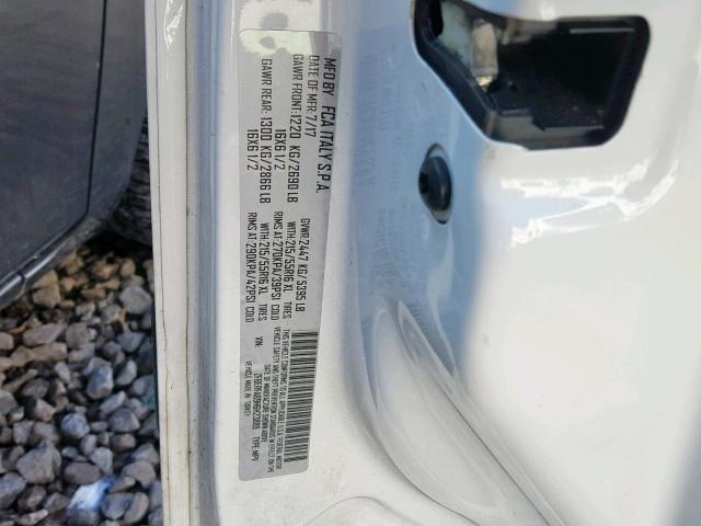 ZFBERFAB9H6H23889 - 2017 RAM PROMASTER 白色 照片 10