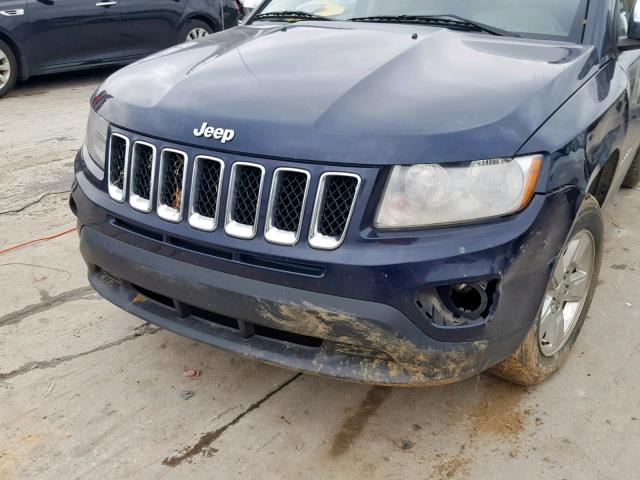 1C4NJCBA9DD244240 - 2013 JEEP COMPASS SP 蓝色 照片 9