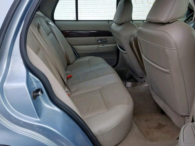 2MEFM75V98X661825 - 2008 MERCURY GRAND MARQ BLUE photo 6