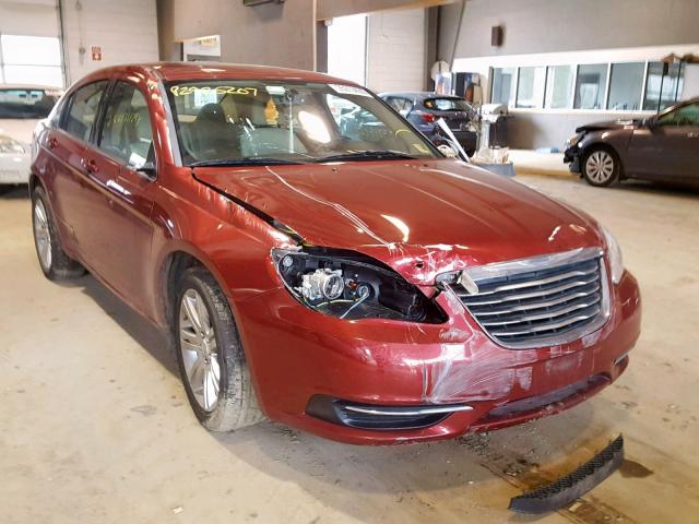 1C3CCBBB3EN131887 - 2014 CHRYSLER 200 TOURIN BURGUNDY photo 1